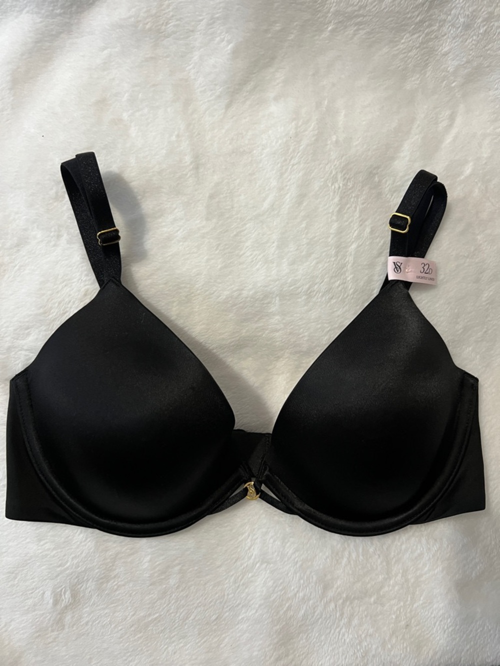 Victoria's Secret Black Smooth T-Shirt Bra 32D